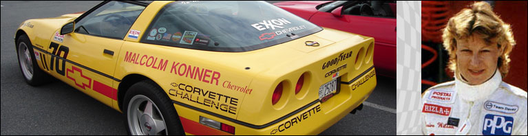 Desire Wilson Corvette Challenge Car #65 - driven by Bobby Carradine